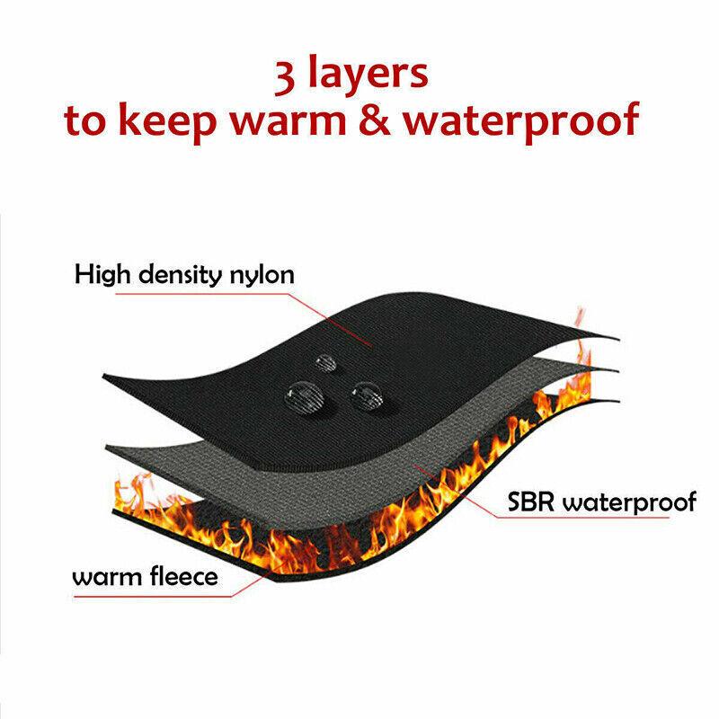 Winter Warm Thermal Outdoor Sports Waterproof Windproof Touch Screen Ski Gloves - L