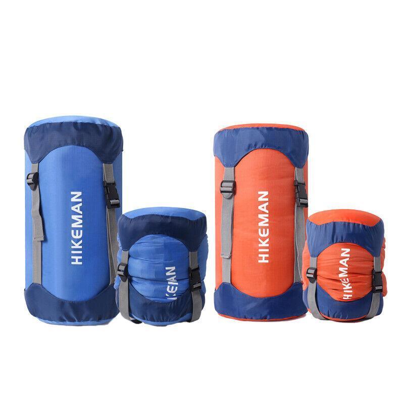 M Size Waterproof Compression Stuff Sack Outdoor Camping Storage Bag Sleeping Bag Cover - Orange