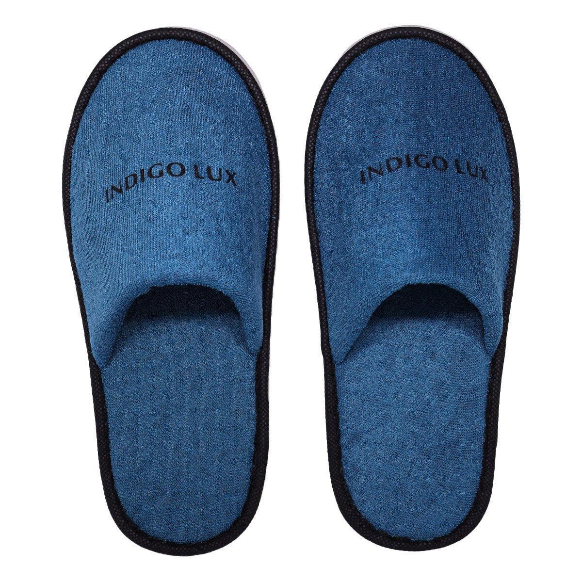 30 Pairs Hotel Guesthouse Hospitality Slippers for Household Comfort and Use - Blue