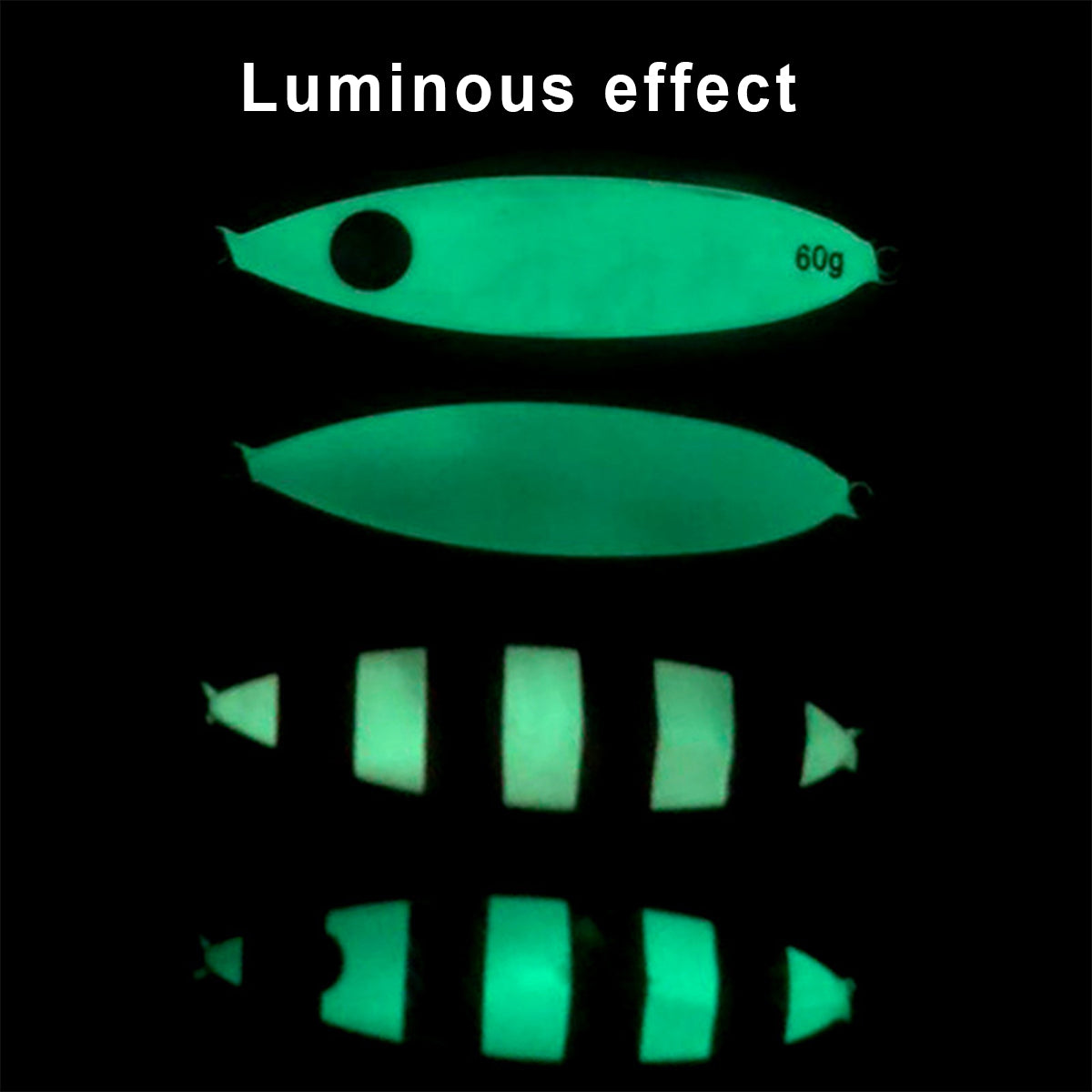 Fishing Lure Bait Set 8pcs Conical Boat Tackle Artificial Hard Bait Accessories - 100g