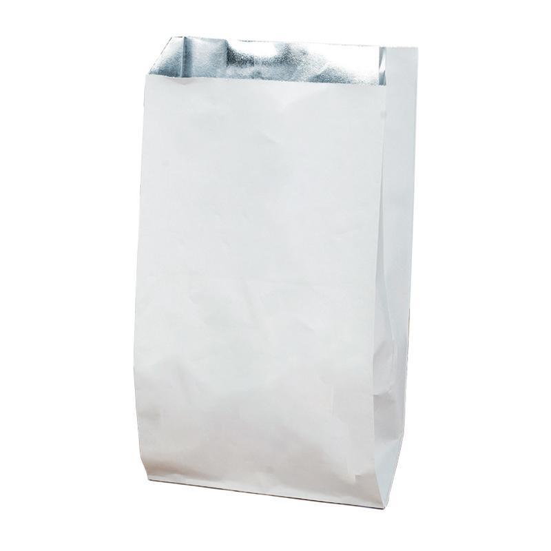Aluminum Foil Lined Chips Bbq Chicken Paper Bags Disposable Greaseproof Takeaway - 16*4*31-500PCS
