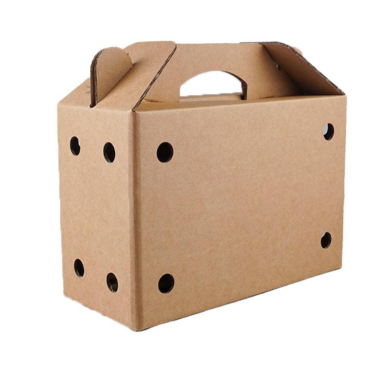 10PCS Disposable Cardboard Pet Carrier - 3 Sizes for Small Animals - 38*28*24CM
