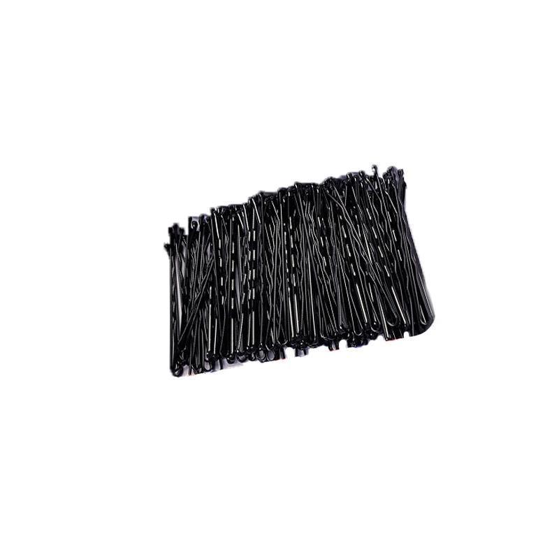 100PCS Black Bobby Pins 5cm Strong Hair Clips for Women Girls School Salon Use