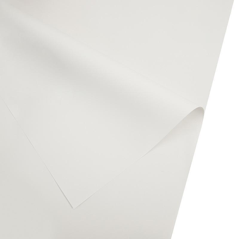 20PCS Plastic Waterproof Flower Gift Wrapping Paper Florist Bouquet Packaging - White+White