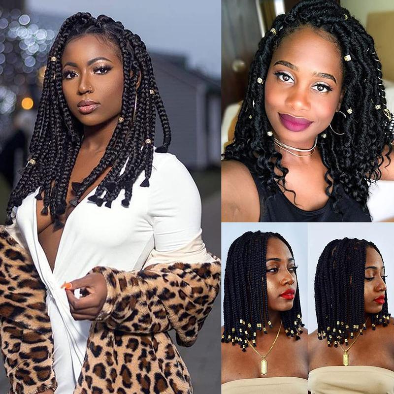 40PCS Gold Dreadlock Hair Braid Cuff Clips Adjustable Beads for Braids and Styling