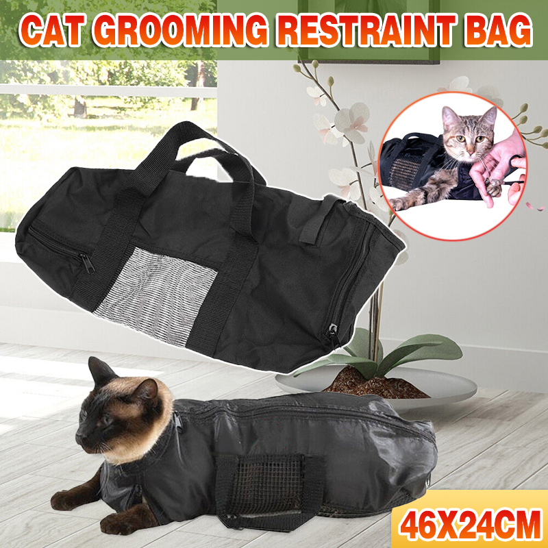 Cat Grooming Restraint Bag Pet Bath Wash Bags Nail Trimming Anti Scratch