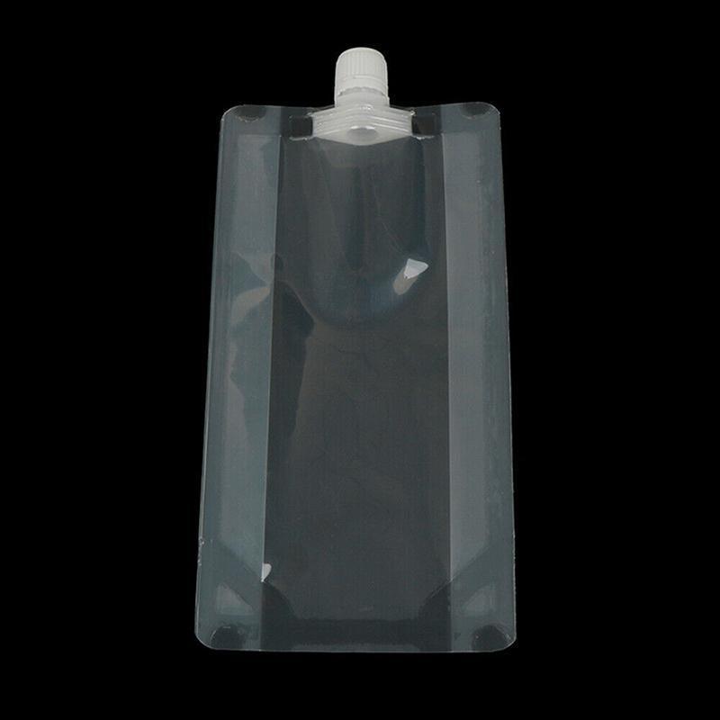 50Pcs 250ml Clear Spout Drink Pouch Bags Leakproof Stand-Up Packaging
