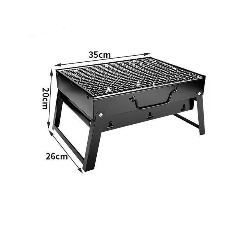 Portable Foldable Charcoal BBQ Grill for Outdoor Camping Picnic and Hibachi Cooking