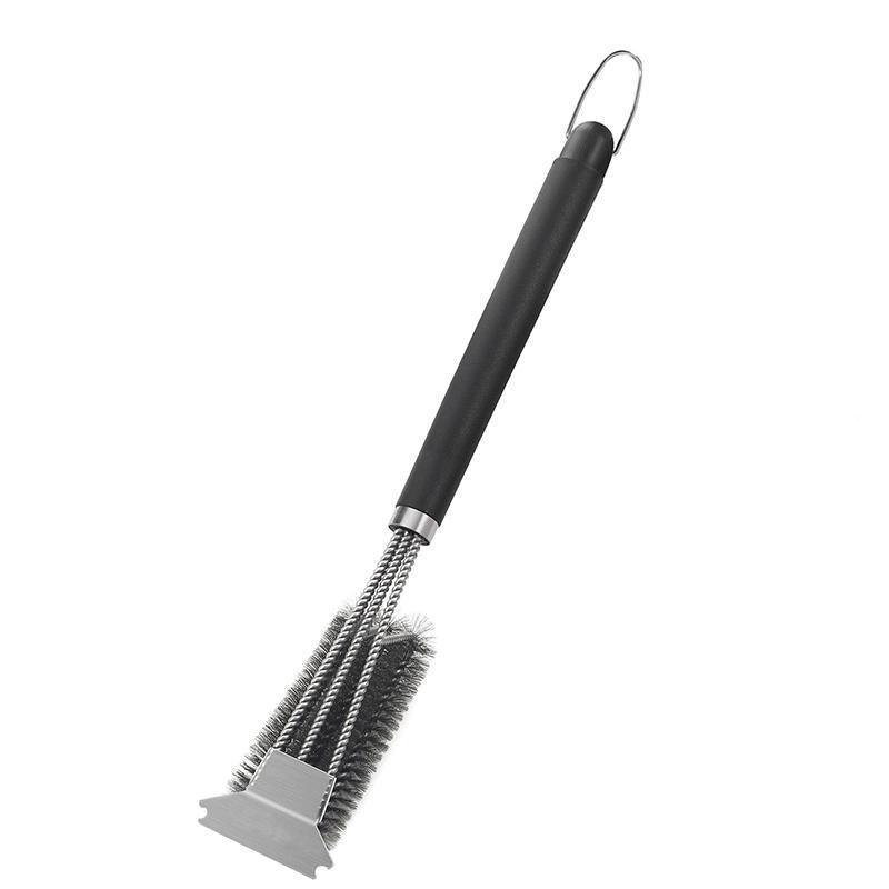 Grill Brush and Scraper 18 Inch Stainless Steel Barbecue Cleaning Brush Wire Bri