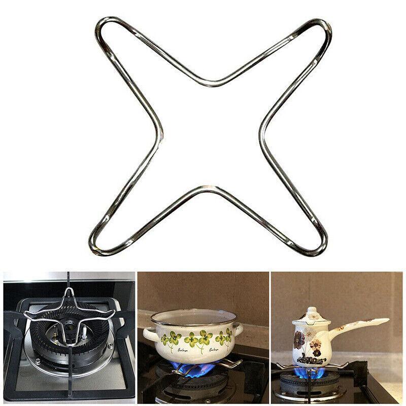 Stove Top Gas Cooker Trivet Ring Reducer Metal Plate Coffee Pot Stand For Moka - 1PC