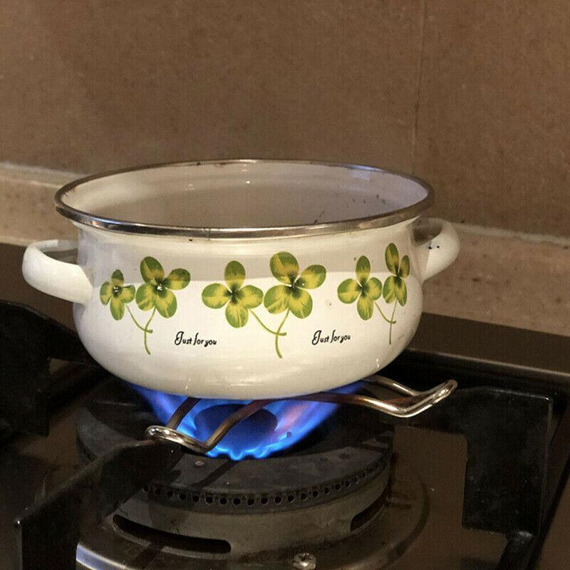 Stove Top Gas Cooker Trivet Ring Reducer Metal Plate Coffee Pot Stand For Moka - 1PC