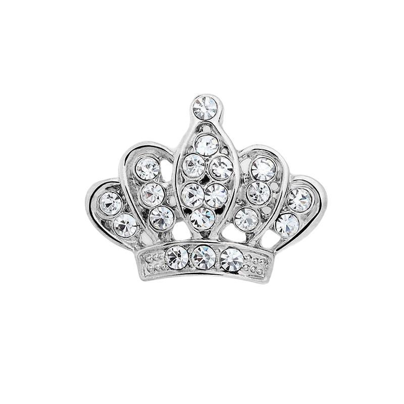 Small Crown Brooch Accessory Fashion Corsage Pin Jewelry Women Men Gift - 3# Gold