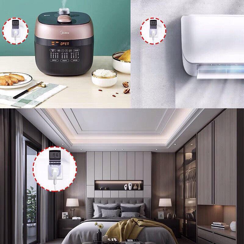 240V Digital Programmable Timer Switch Plug In Socket Power Clock AU Plug