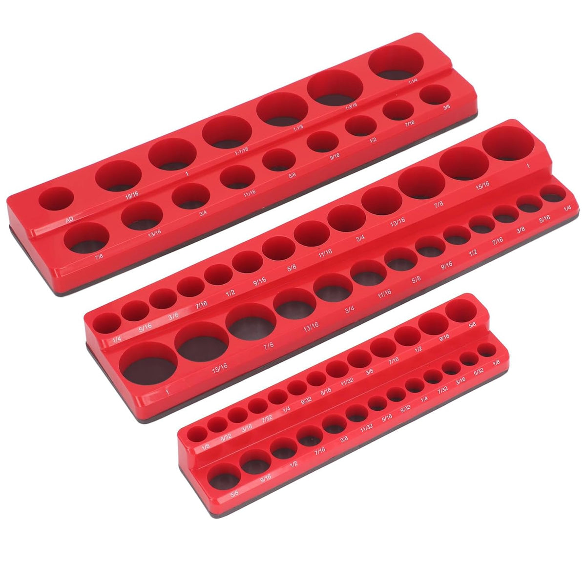 Plastic Socket Storage Rack Tool Organizer for Metric and Imperial Sockets