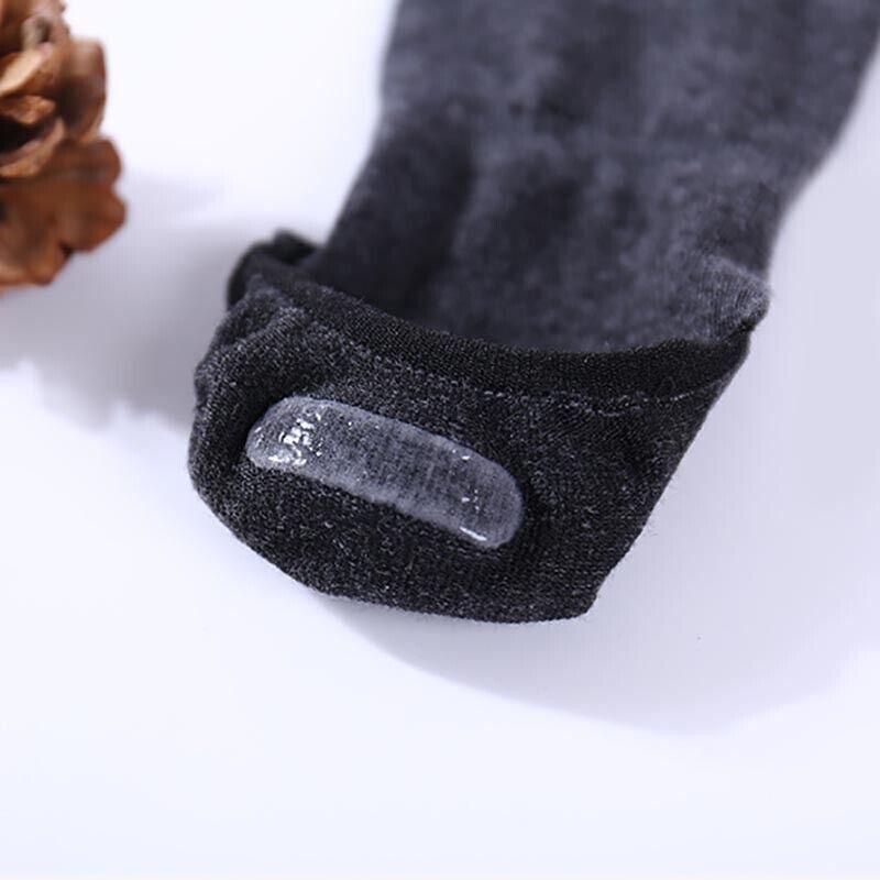 5 Pairs No Show Liner Socks Non Slip Cotton Low Cut Invisible Unisex Footies - White+Light Grey+Dark Grey+Navy*2