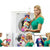 Locks Sock Tidy Clips Rope Storage Hangers Closet Organizer Laundry Helper - Blue