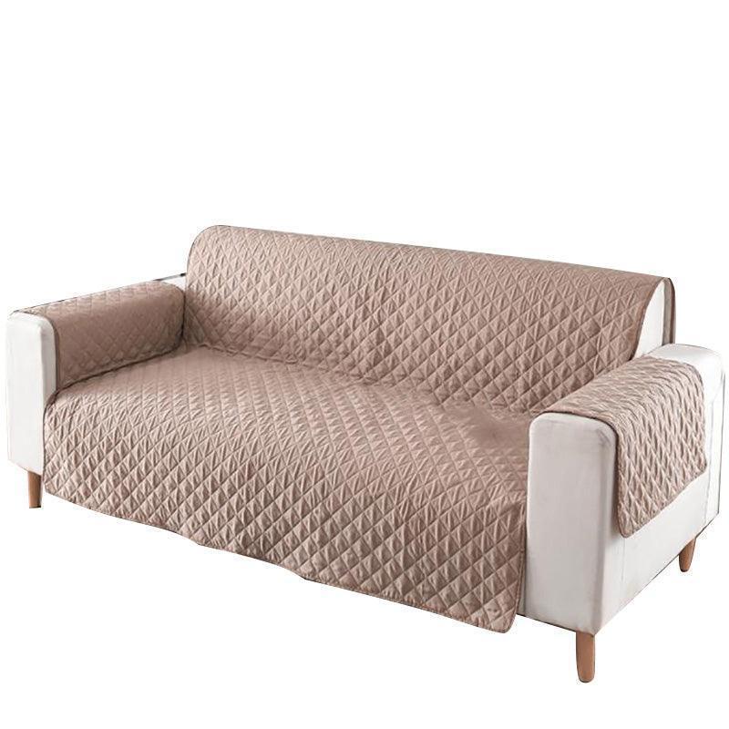 190x195cm Seater Pet Sofa Protector Cover Quilted Couch Covers Lounge Slipcover - Beige