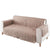 190x195cm Seater Pet Sofa Protector Cover Quilted Couch Covers Lounge Slipcover - Beige