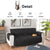 130X195cm Seater Pet Sofa Protector Cover Quilted Couch Covers Lounge Slipcover - Black