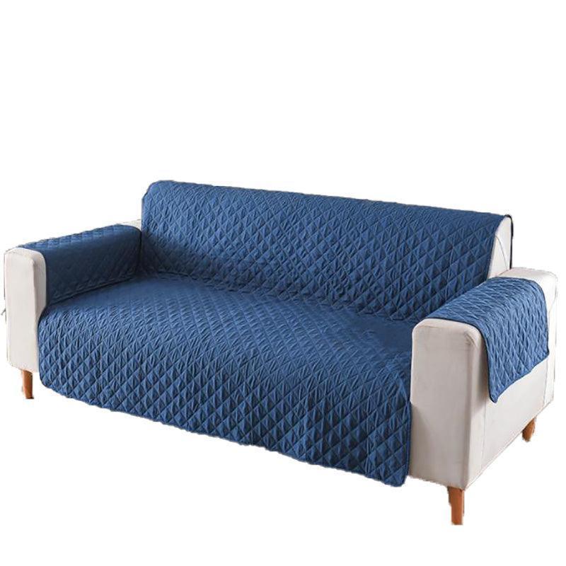 190x195cm Seater Pet Sofa Protector Cover Quilted Couch Covers Lounge Slipcover - Coffee