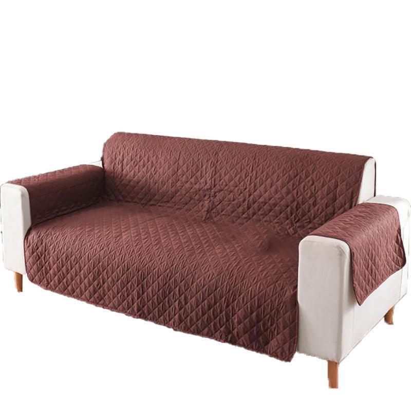130X195cm Seater Pet Sofa Protector Cover Quilted Couch Covers Lounge Slipcover - Grey