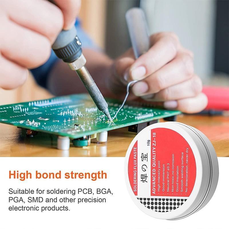 2X 10g Soldering Flux Paste Pcb Rosin Welding Diy High Intensity Solder Zj-18