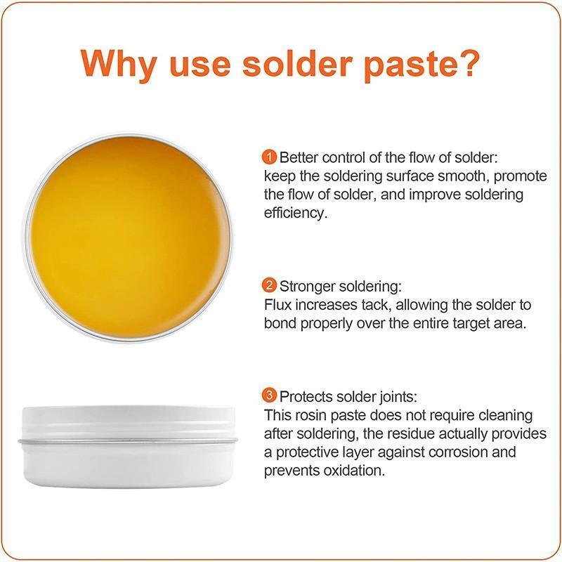2X 10g Soldering Flux Paste Pcb Rosin Welding Diy High Intensity Solder Zj-18