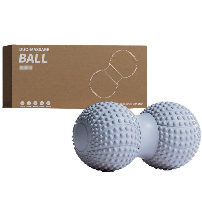 Peanut Massage Ball Foot and Muscle Relaxation Yoga Fitness Massage Tool - Pink