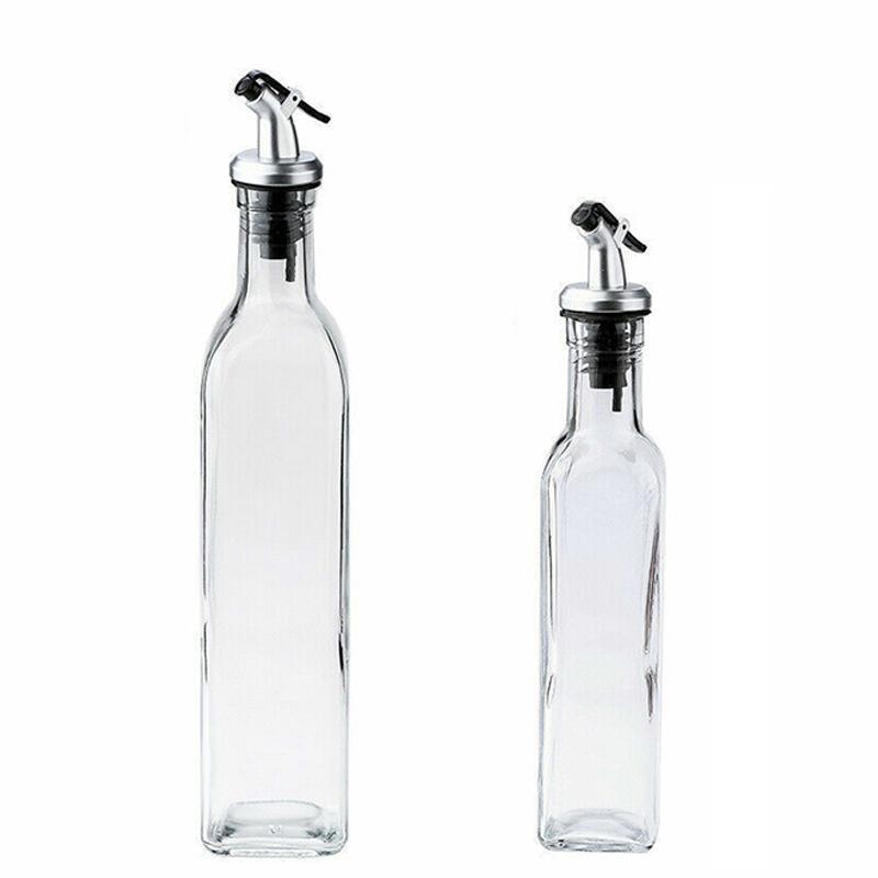250/500ml Olive Oil Vinegar Pourer Dispenser Glass Bottle Kitchen Tools Cooking - 1 PCS/250 ML