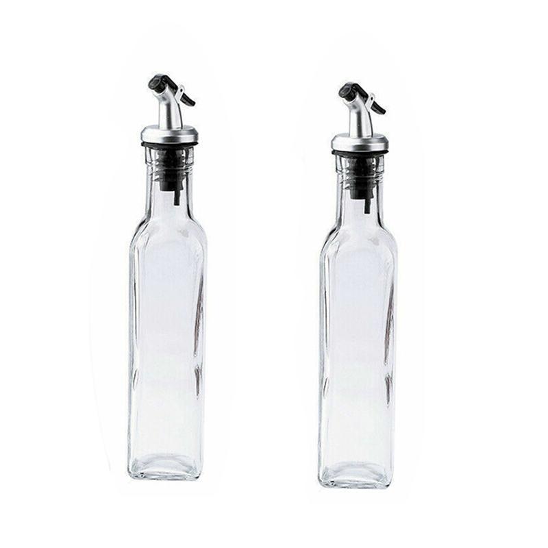 250/500ml Olive Oil Vinegar Pourer Dispenser Glass Bottle Kitchen Tools Cooking - 1 PCS/250 ML