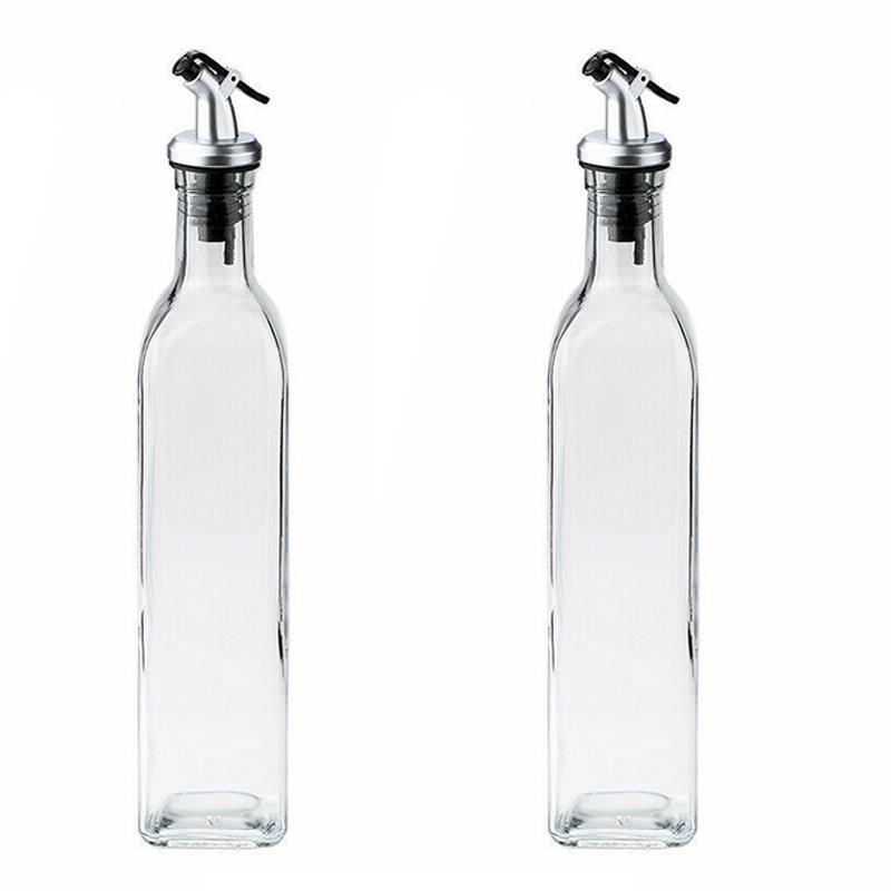 250/500ml Olive Oil Vinegar Pourer Dispenser Glass Bottle Kitchen Tools Cooking - 1 PCS/250 ML