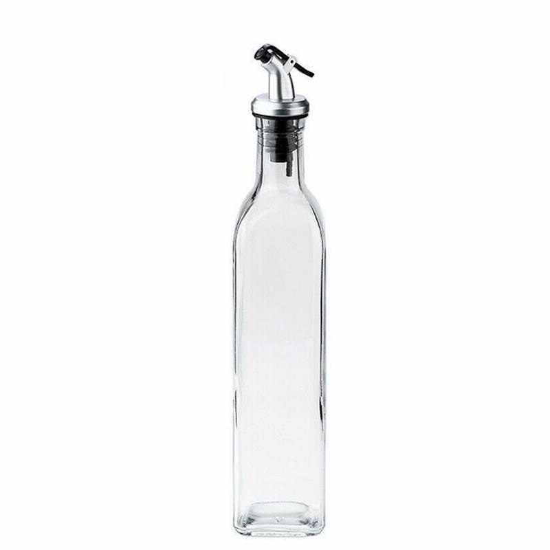 250/500ml Olive Oil Vinegar Pourer Dispenser Glass Bottle Kitchen Tools Cooking - 1 PCS/500 ML
