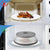 Multifunctional Microwave Oven Food Cover Heat Resistant Folding Splash Guard - Grey