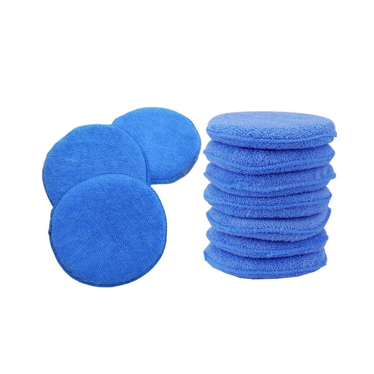 10pcs Car Waxing Sponge Polishing Pads Car Wash Sponges for Crystal Coating