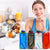4PCS Portable 700ML Folding Water Storage Bag PE for Riding Sports Hiking Kettle