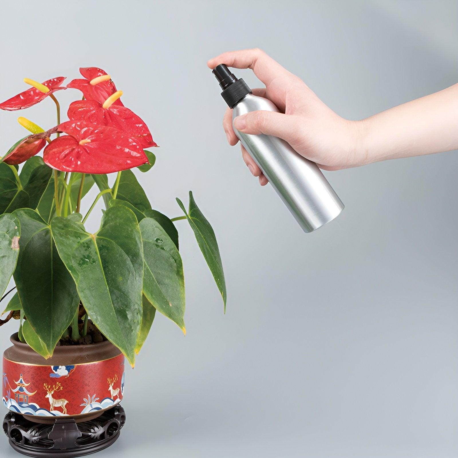 10pcs Travel Size Refillable Aluminum Spray Bottles Toner Cleaning Solution Mist - 10pcs-100ml