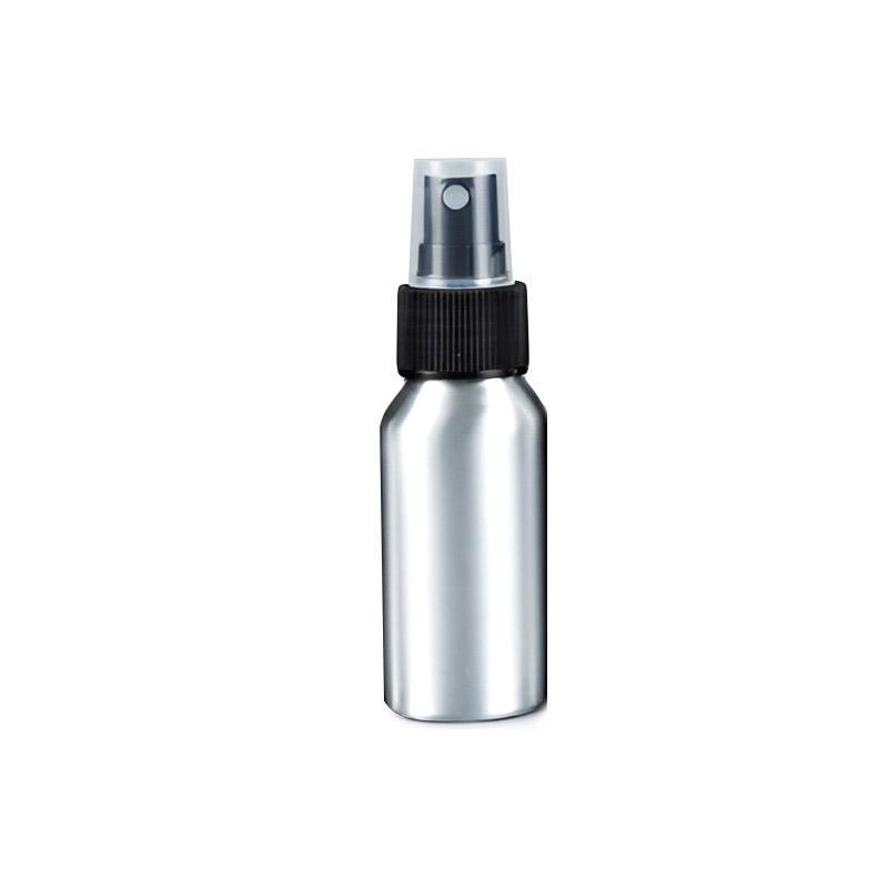 10pcs Travel Size Refillable Aluminum Spray Bottles Toner Cleaning Solution Mist - 10pcs-250ml