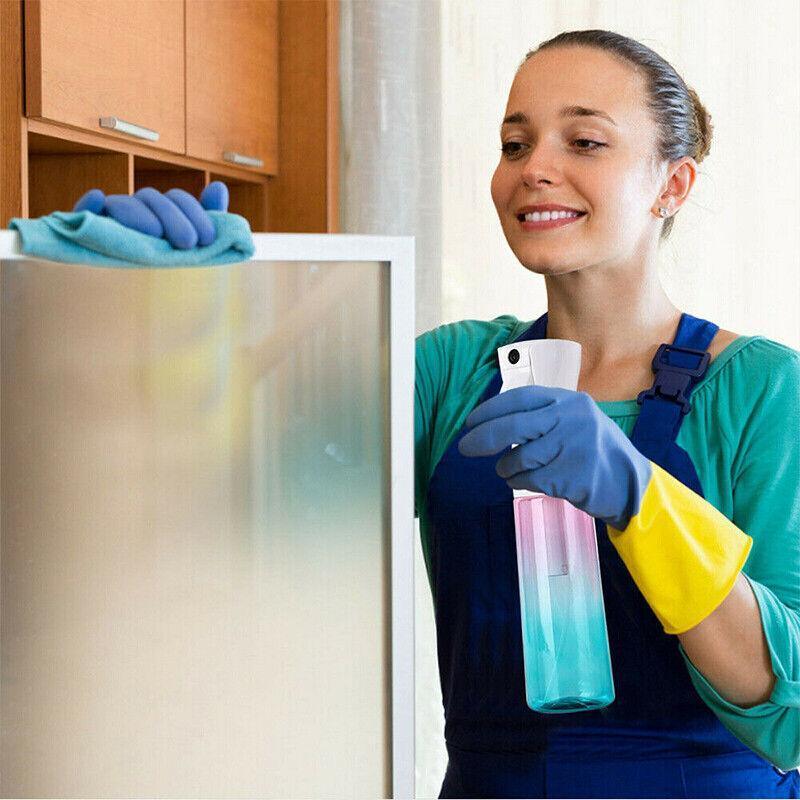 Hair Water Spray Bottle Empty- Continuous Mister Sprayer Ultra Fine Mist Bottle - Red