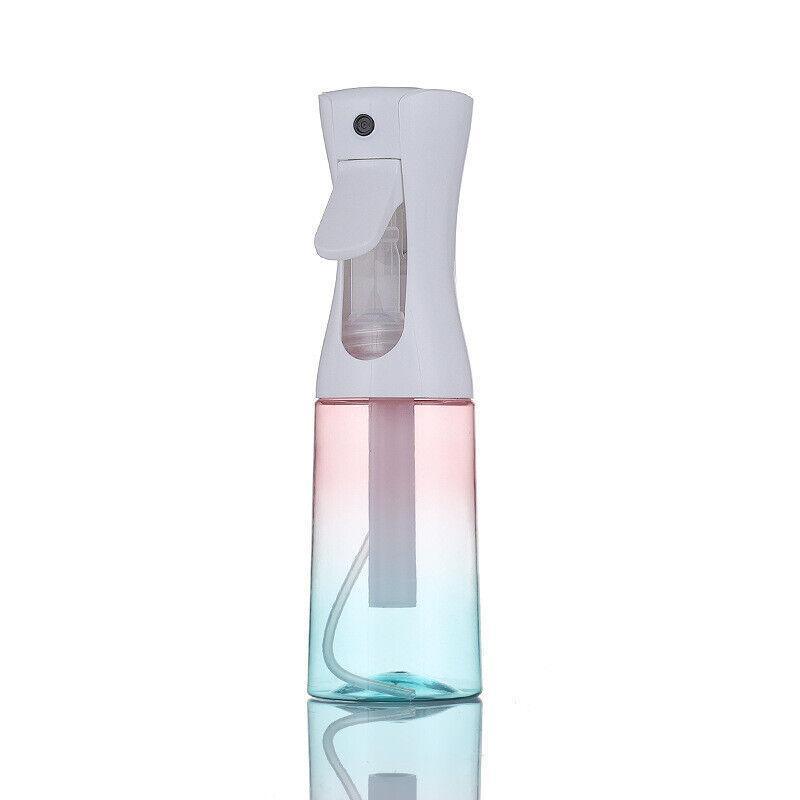 300ml Continuous Spray Bottle Ultra Fine Mist Dispenser Sanitizer Salon - White