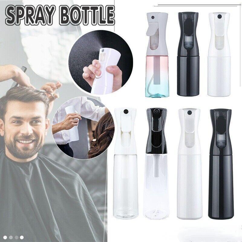 300ml Continuous Spray Bottle Ultra Fine Mist Dispenser Sanitizer Salon - Colourful
