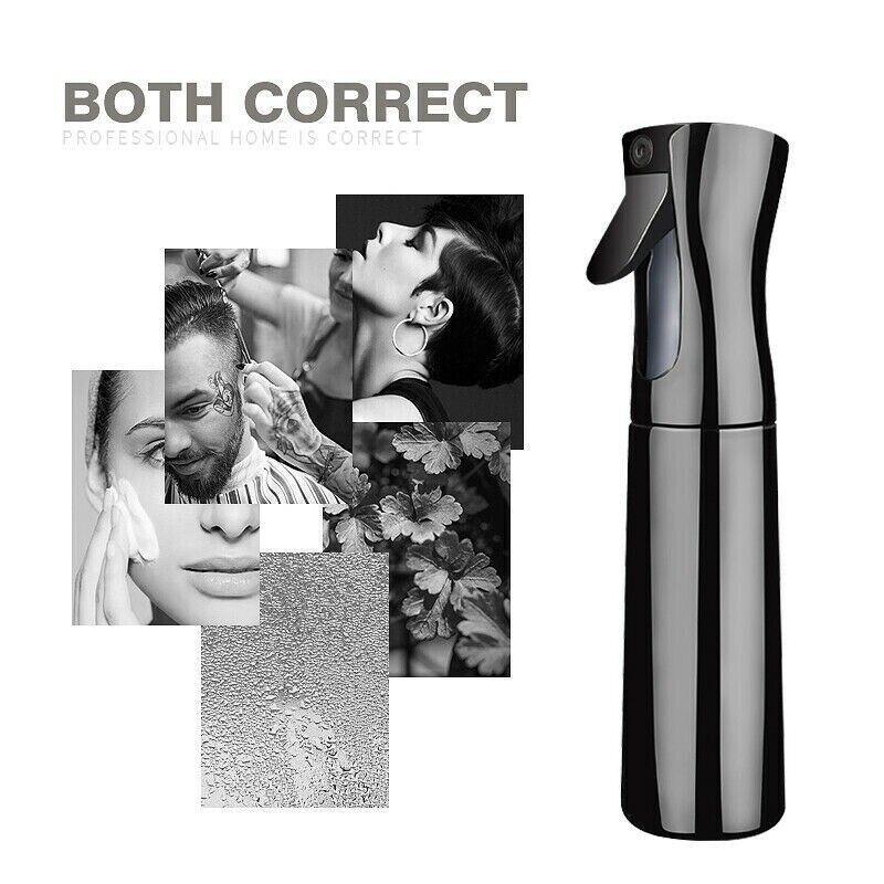 300ml Continuous Spray Bottle Ultra Fine Mist Dispenser Sanitizer Salon - Colourful