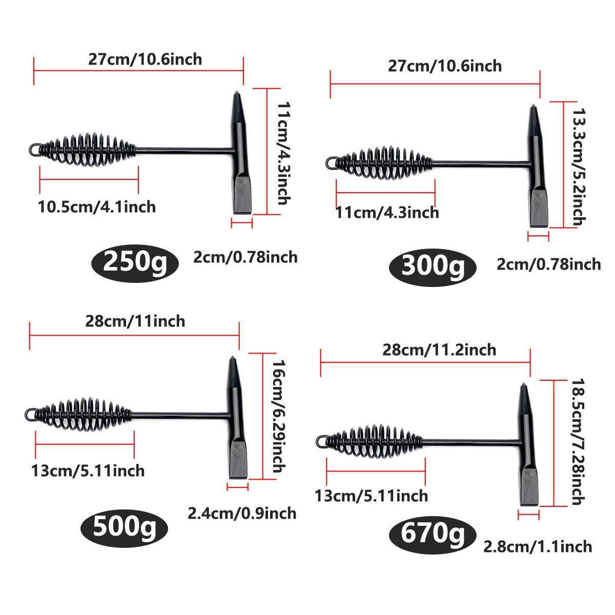 Welding Chipping Hammer Spring Handle Hold Heart Cleaning Harden DIY Metal Black - 500g