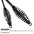 Welding Chipping Hammer Spring Handle Hold Heart Cleaning Harden DIY Metal Black - 670g