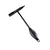 Welding Chipping Hammer Spring Handle Hold Heart Cleaning Harden DIY Metal Black - 670g