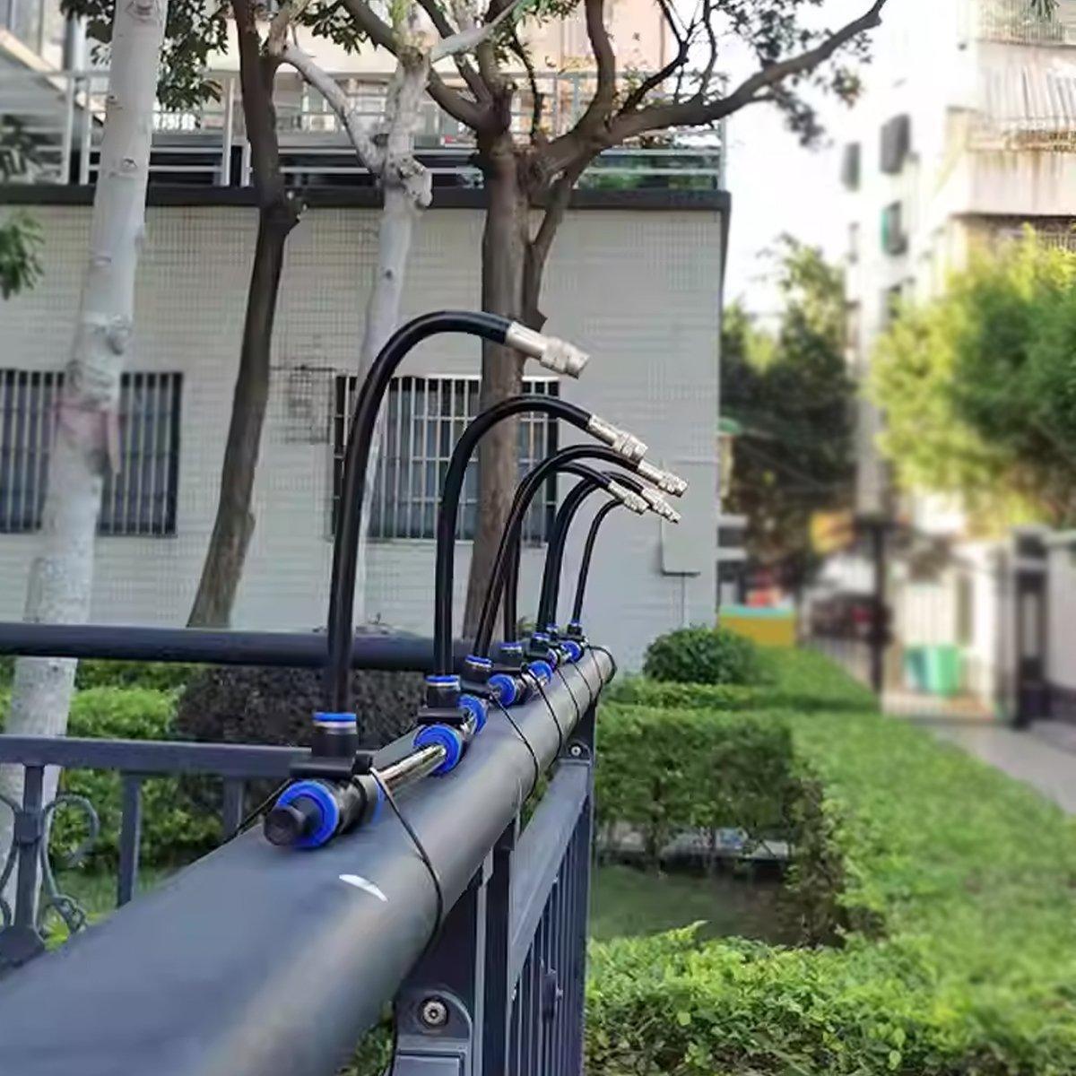 5M 10M 20M Garden Watering System Adjustable Spray Irrigation Hose Sprinkler - 5m