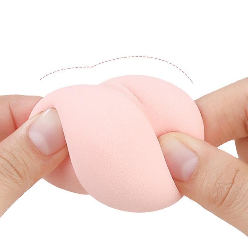 4PCS Value Makeup Foundation Blender Sponge Blending Puff Cosmetic Beauty Eggs - Pink