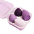 4PCS Value Makeup Foundation Blender Sponge Blending Puff Cosmetic Beauty Eggs - Purple