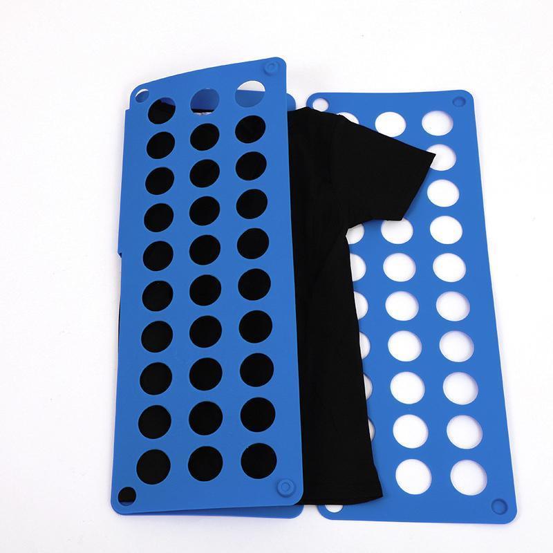 Clothes Folding Board T Shirt Folder Flip Fold Shirt Laundry Organiser Tool - Black