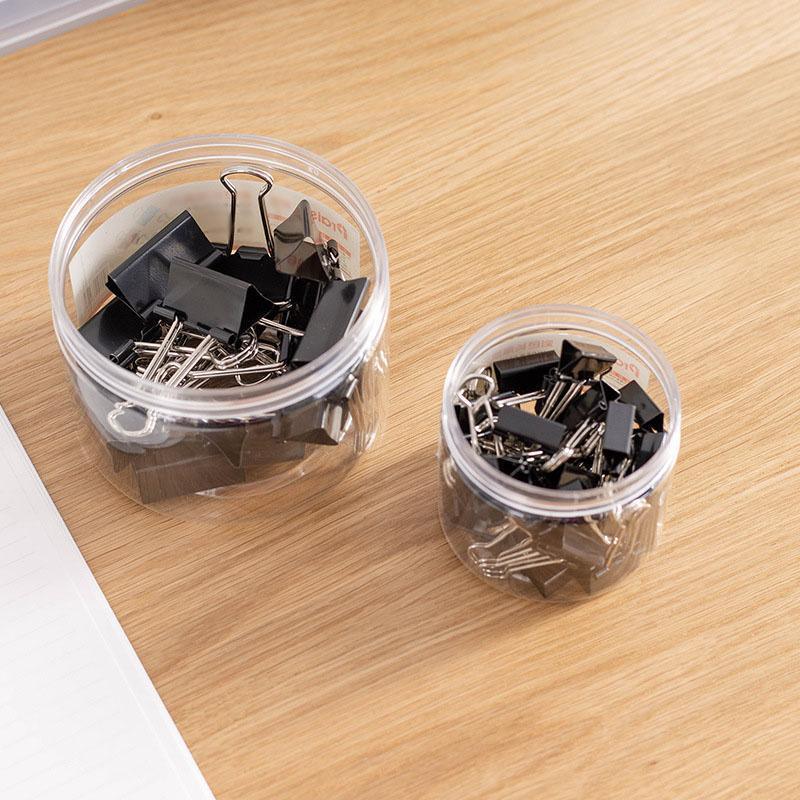 20PCS Black Bulldog Foldback Clips Document Paper Clamps Multiple Sizes - Blue 51mm