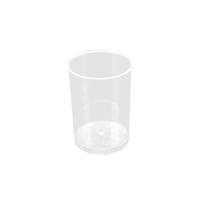40-50 Pcs Mousse Cake Dessert Cups Clear Plastic Sample Drink Wine Jelly Tumbler - 50PCS-Square-58*75MM